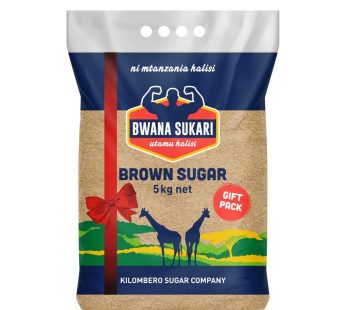 Bwana Sukari Kilombero Brown Sugar – 5Kg  (2pc)